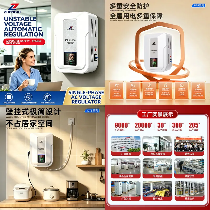 Ac Power Supply - Zhengxi DTB Electronic Voltage Regulator 220v