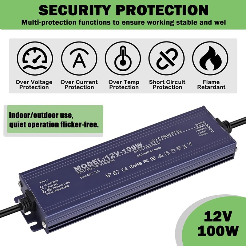 ●12V LED Driver IP67 Waterproo - Power Supply 12V review and price
