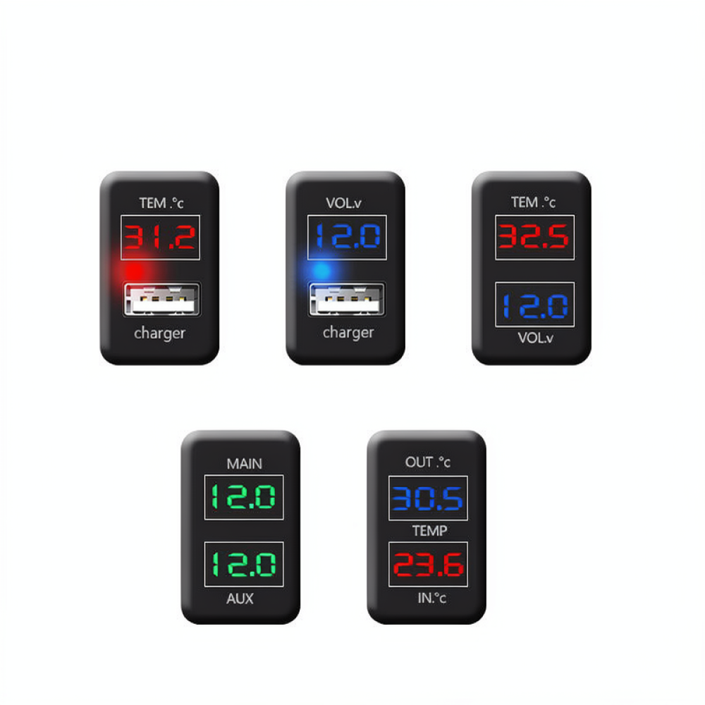 Car USB Fast Charger For Toyot - Power Supply Tester review and price