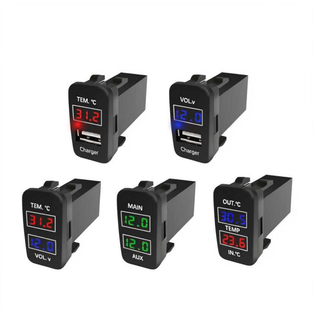 Car USB Fast Charger For Toyot - Power Supply Tester review and price