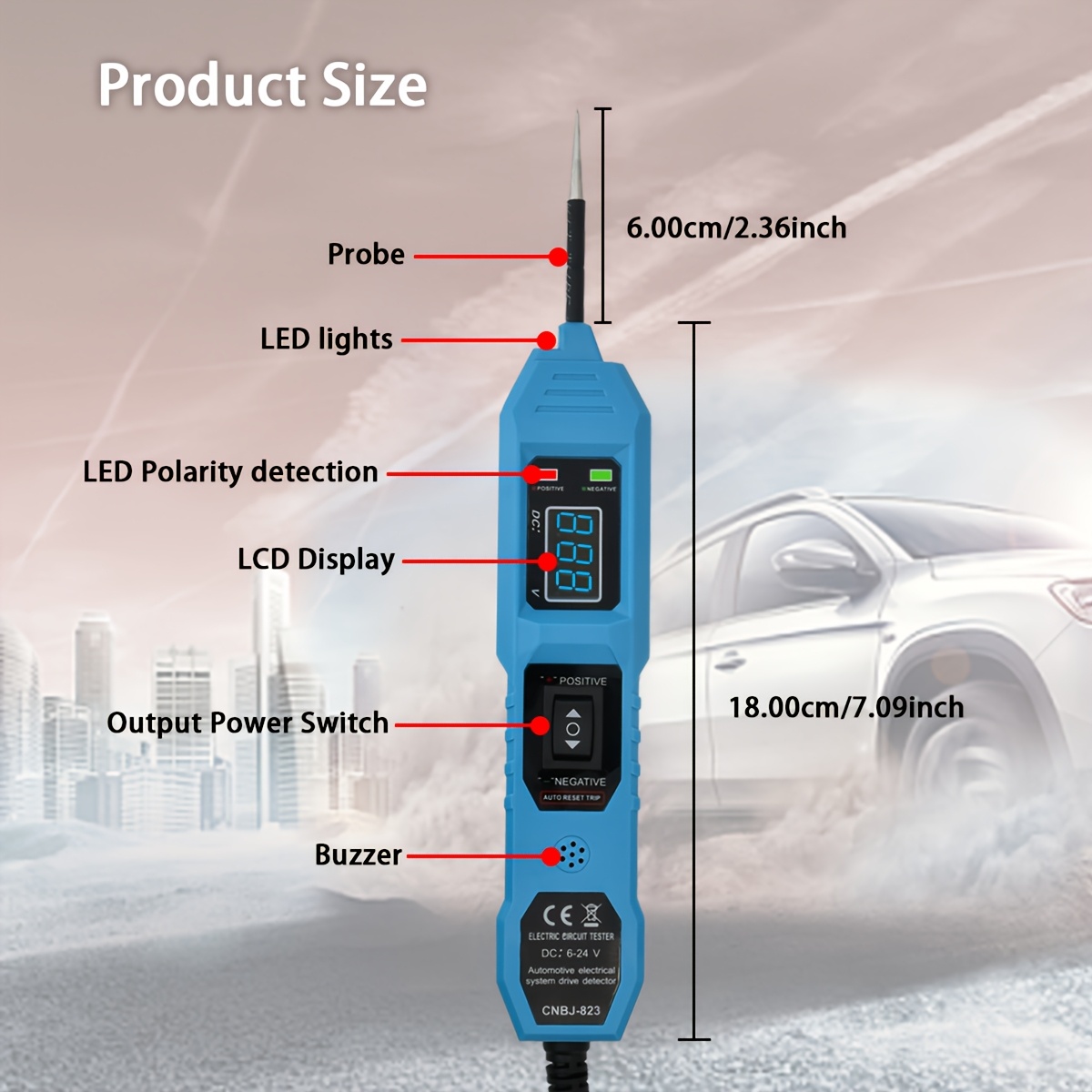 Power Circuit Probe Tester 6V- - Power Supply Tester review and price