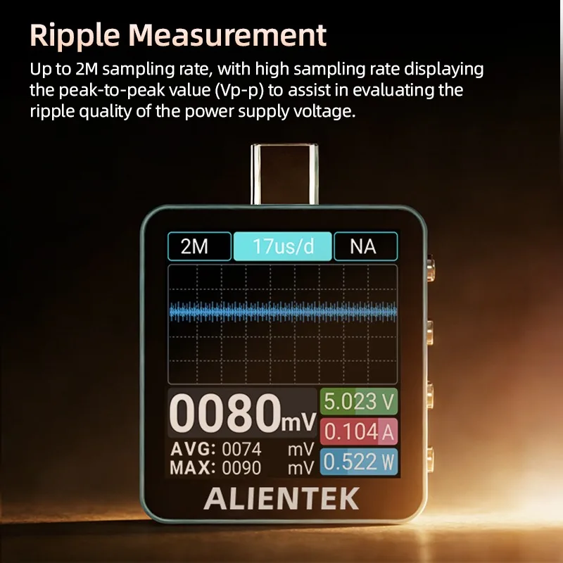 ALIENTEK C2 Color Screen Teste - Power Supply Tester review and price