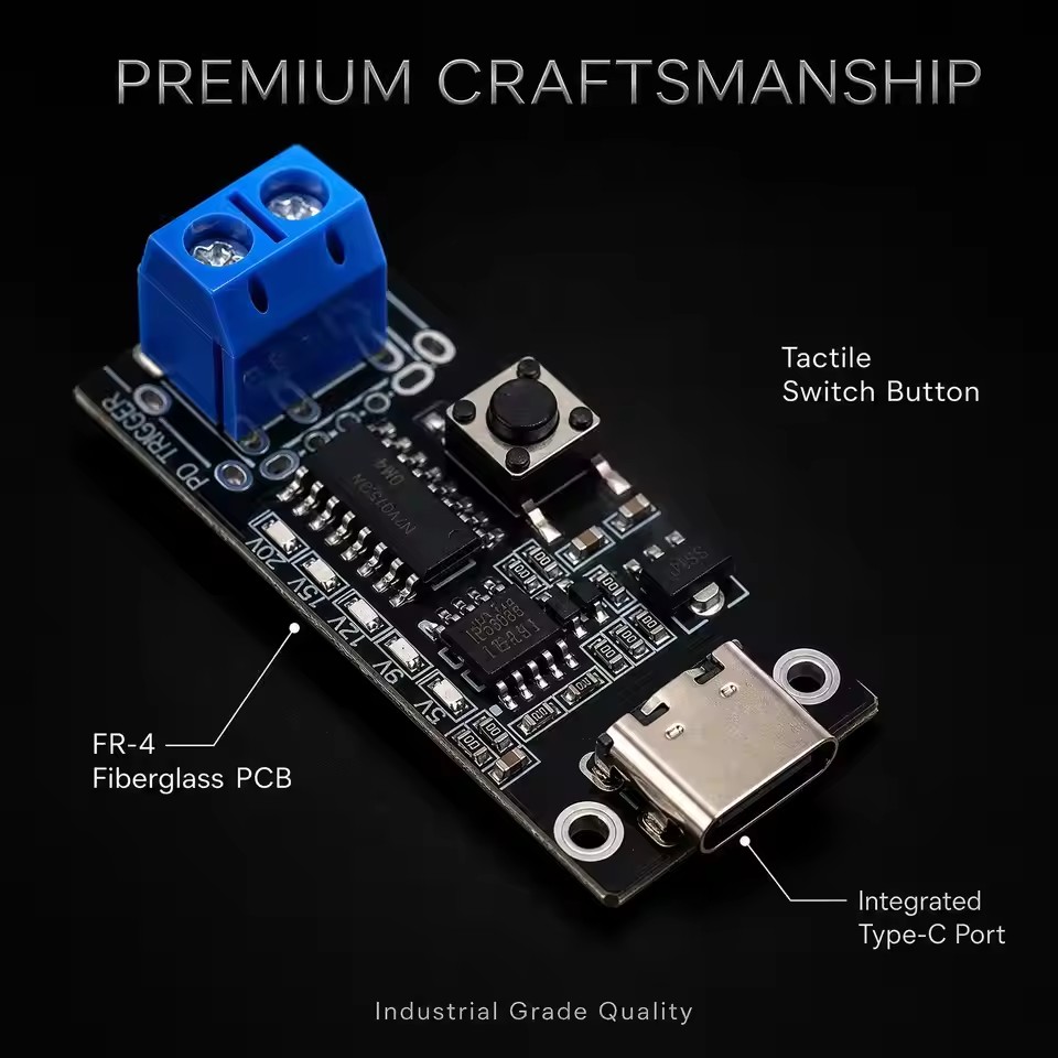 1-3PCS USB-C 5A PD Trigger Boa - Modular Power Supply review and price