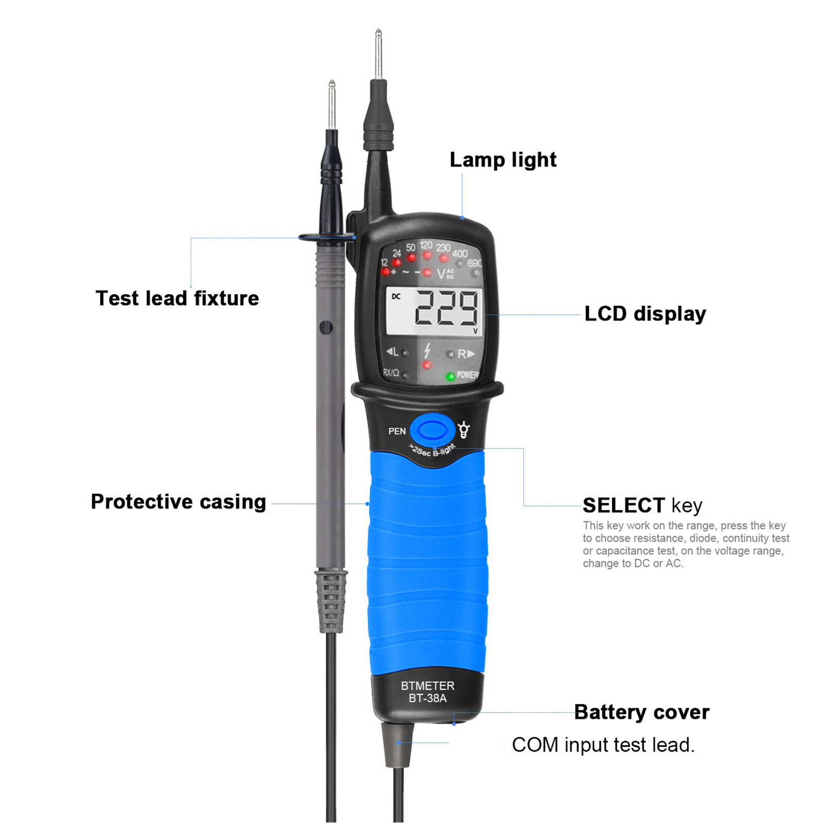 AC/DC Voltage Tester 12-690V L - Power Supply Tester review and price